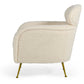 Modrest Altura - Modern Faux Fur Lounge Chair | Modishstore | Lounge Chairs-3