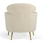 Modrest Altura - Modern Faux Fur Lounge Chair | Modishstore | Lounge Chairs-4