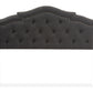 baxton studio edith modern and contemporary dark grey fabric queen size headboard | Modish Furniture Store-3