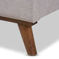 baxton studio valencia mid century modern greyish beige fabric queen size platform bed | Modish Furniture Store-8