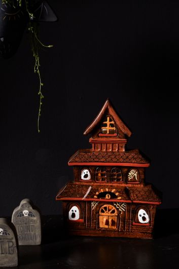 Haunted House Candleholder By Accent Decor | Candle Holders | Modishstore - 3
