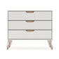 Rockefeller Dresser in White By Manhattan Comfort | Dressers | Modishstore - 11