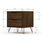 Rockefeller Tall 5- Dresser and 2-Drawer Nightstand in White By Manhattan Comfort | Dressers | Modishstore - 28