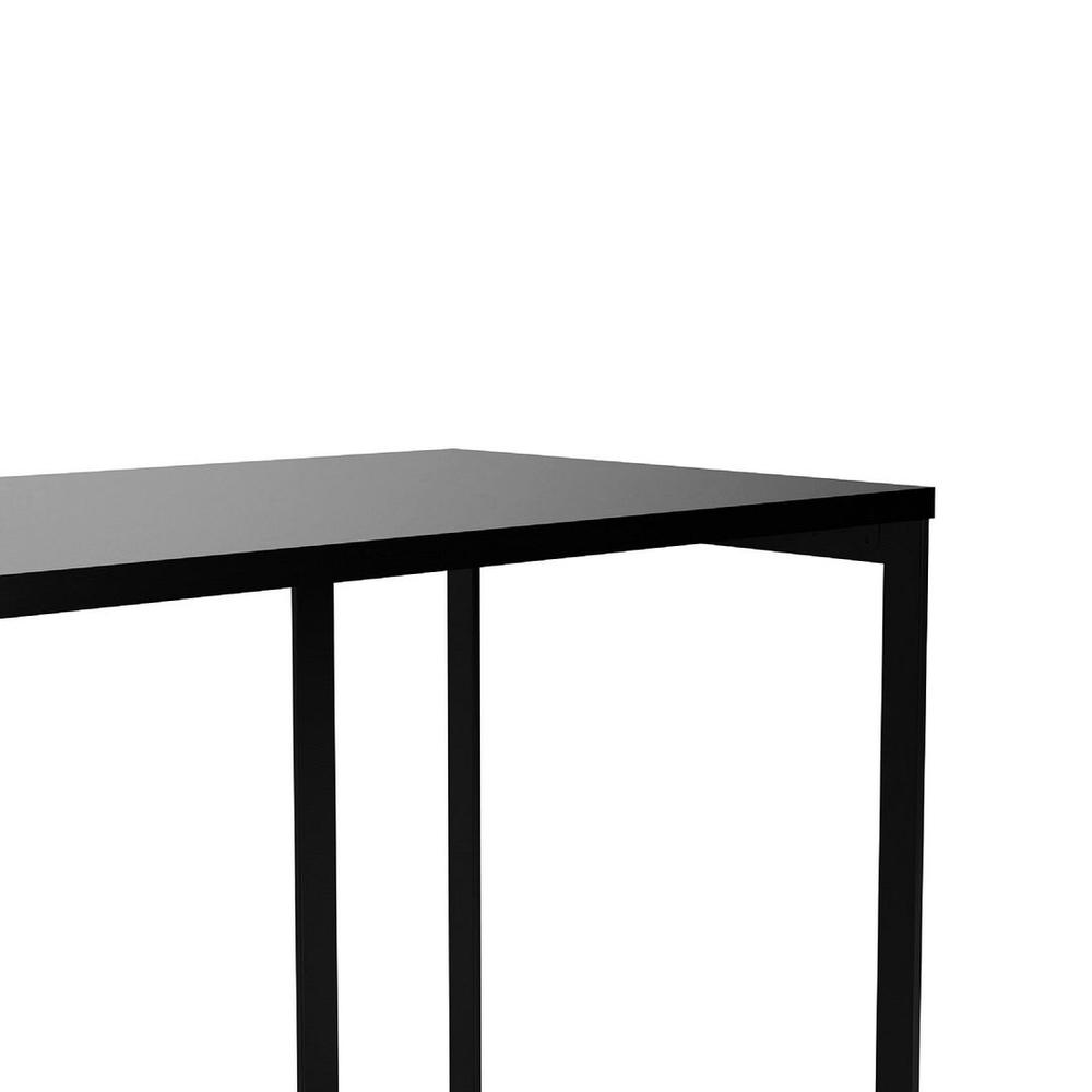 Lexington 53.15 Desk with Metal Base in Maple Cream By Manhattan Comfort | Desks | Modishstore - 9