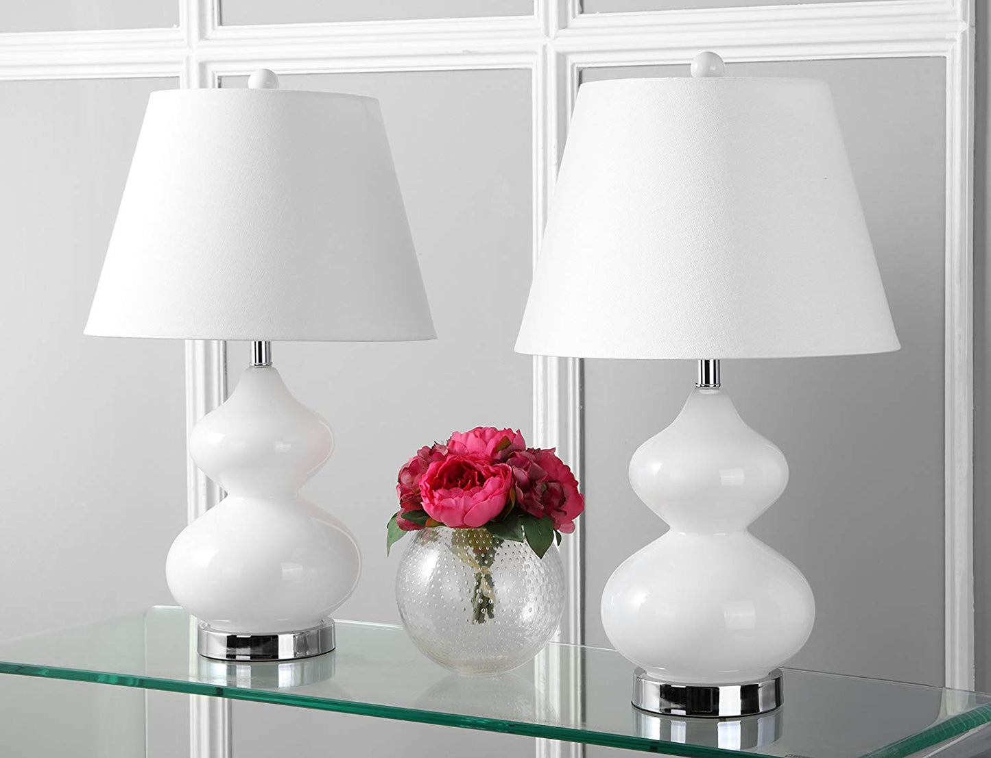 Safavieh Eva Double Gourd Glass Lamp | Table Lamps |  Modishstore  - 12