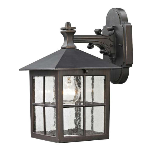 Shaker Heights 1-Light Coach Lantern in Hazelnut Bronze - Small | Sconces | Modishstore