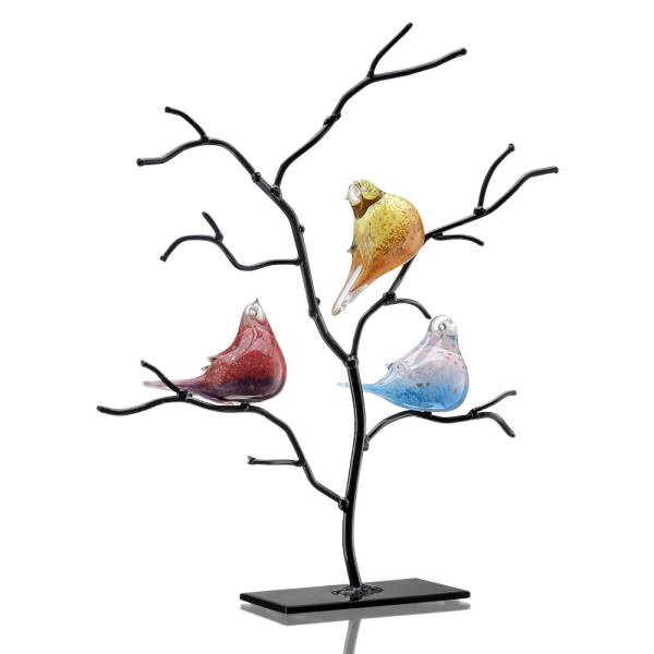 AG Bird Trio on Tree By SPI Home | Decor | Modishstore-3