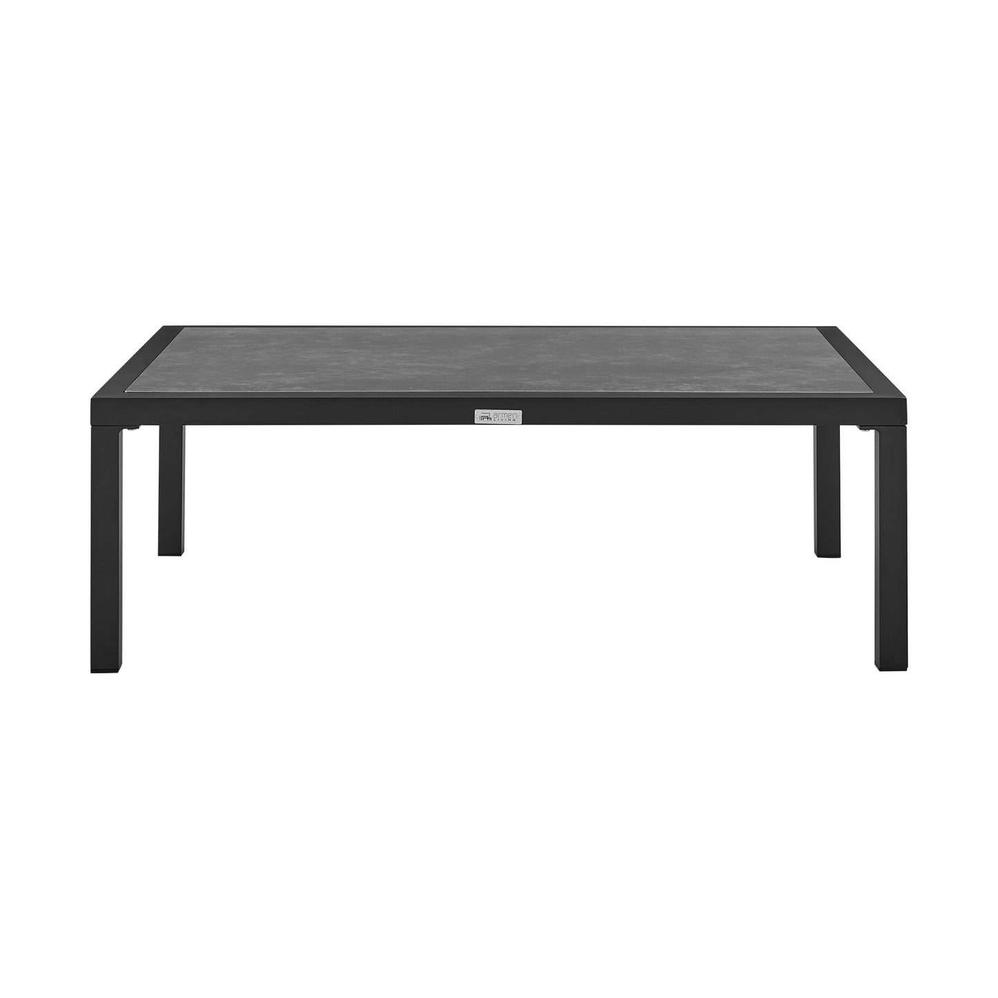 Cuffay 4 Piece Outdoor Patio Furniture Set in Brown Aluminum and Rope with Cushions By Armen Living | Outdoor Dining Sets | Modishstore - 20