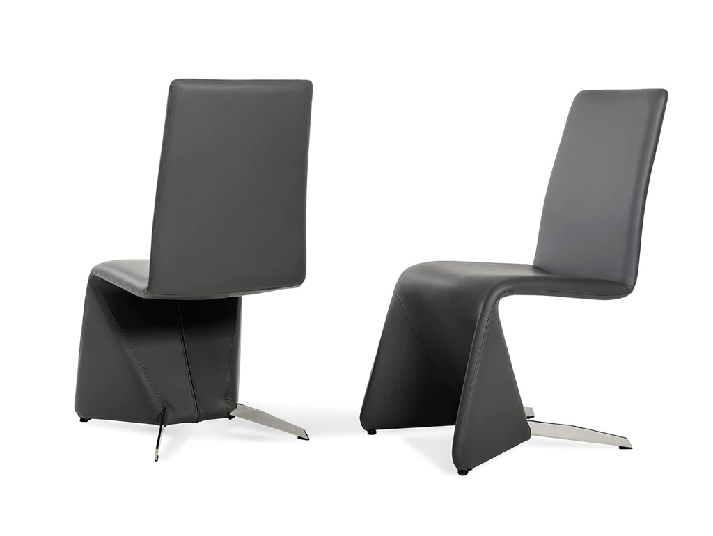 Vig Furniture Nisse - Contemporary Leatherette Dining Chair (Set of 2)