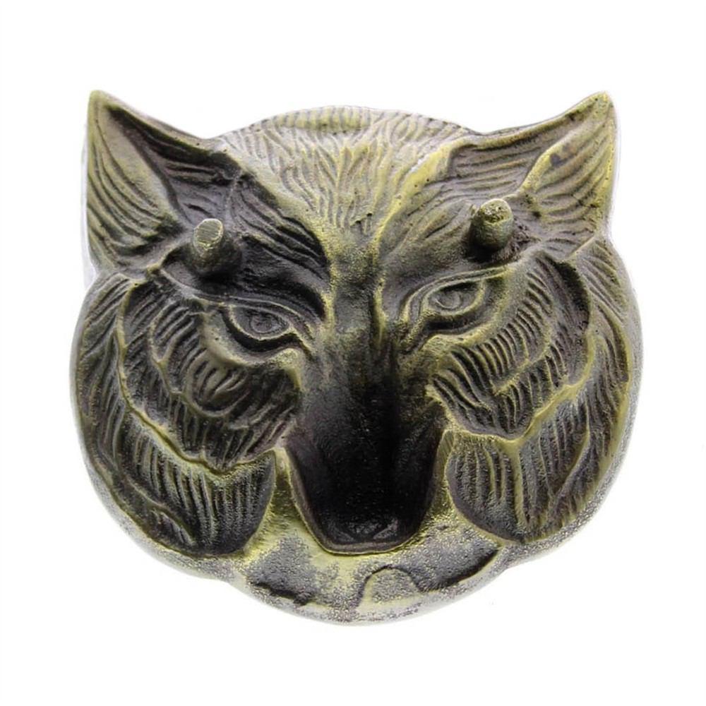 HomArt Fox Cast Metal Dish - Antique Brass - Set of 4-4