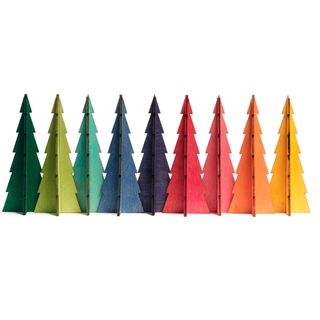 Tannenbaum tree (medium: assorted mod) Set Of 9 | Christmas Trees | Modishstore