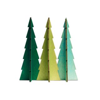 Tannenbaum tree (large: assorted greens) Set Of 3 | Christmas Trees | Modishstore