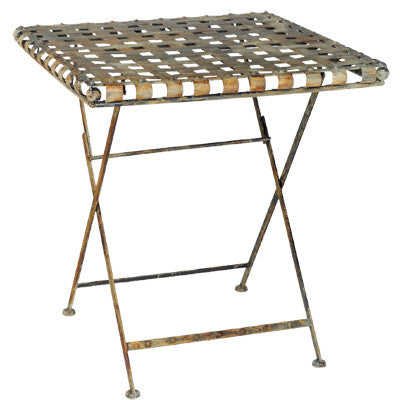 A&B Home Iron Folding Table | Outdoor Tables | Modishstore