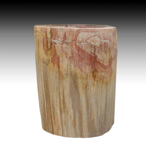 Petrified Wood Log Stool 13"x 9"x 18"H -PFST0673/34-16