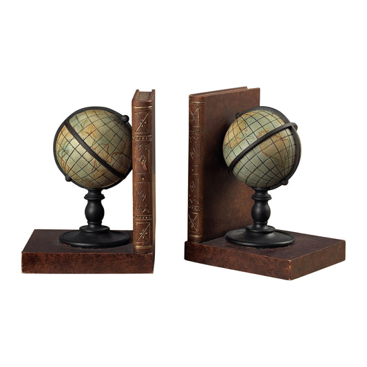 Sterling Industries Atlas Book Ends | Modishstore | Bookends