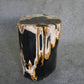 Petrified Wood Log Stool 16in (h) x 12in x 10in - 930.22 | Petrified Wood Stools | Modishstore