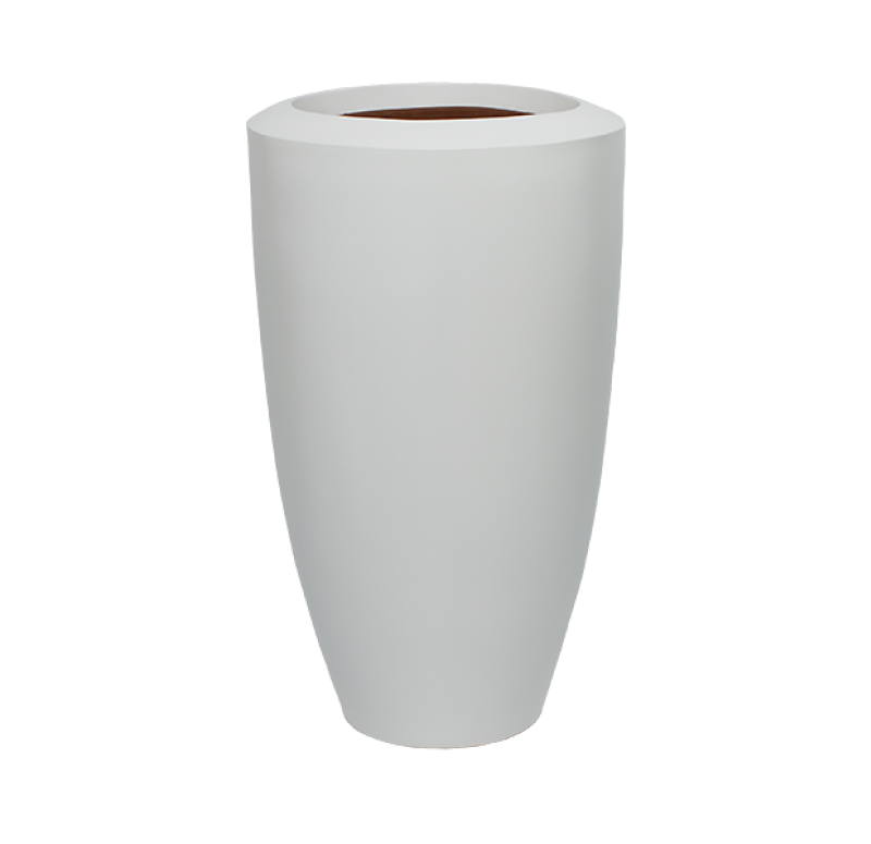 Fiberglass Barrel Planter-Gold Leaf Design Group | Planters, Troughs & Cachepots | Modishstore - 4