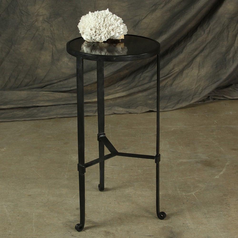HomArt Savoy Iron & Stone Side Table-8