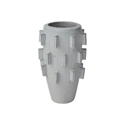 Ari Ceramic Tall Planter By Accent Decor | Planters, Troughs & Cachepots | Modishstore - 2