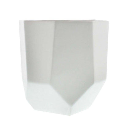 HomArt Lund Ceramic Vase - Matte White - Med - Set of 4-4