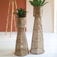 Seagrass And Iron Planter Towers Set Of 2 By Kalalou-3