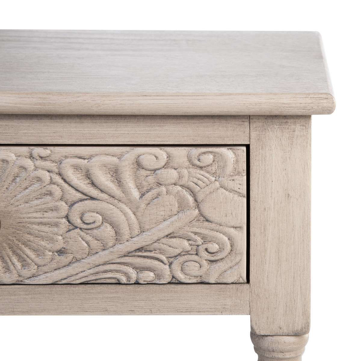Safavieh Josie 1 Drawer Accent Table - Greige | Accent Tables | Modishstore - 4