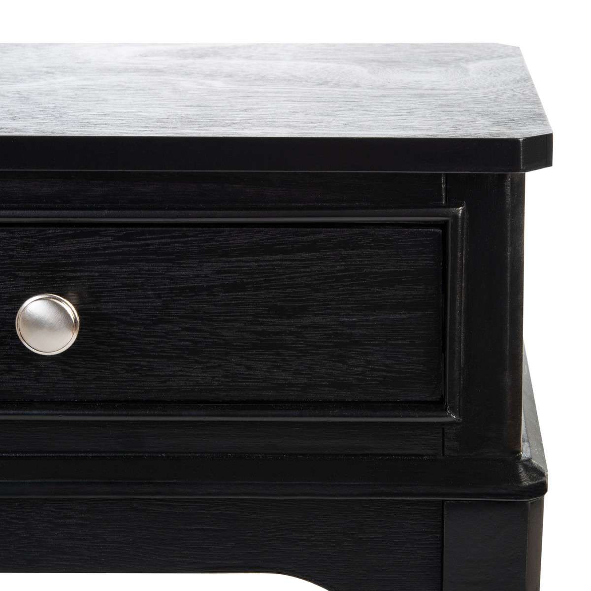 Safavieh Opal 1Drw Accent Table - Black | Accent Tables | Modishstore - 4