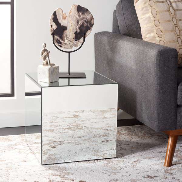 Safavieh Betony Mirrored Accent Table - Silver | Accent Tables | Modishstore - 4