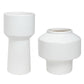 Uttermost Illumina Abstract White Vases, Set/2 | Vases | Modishstore - 2