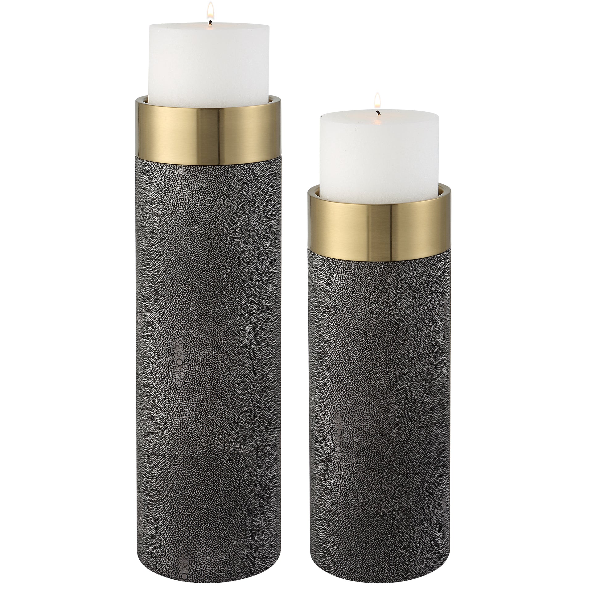 Uttermost Wessex Gray Candleholders, Set Of 2 | Candle Holders | Modishstore - 2