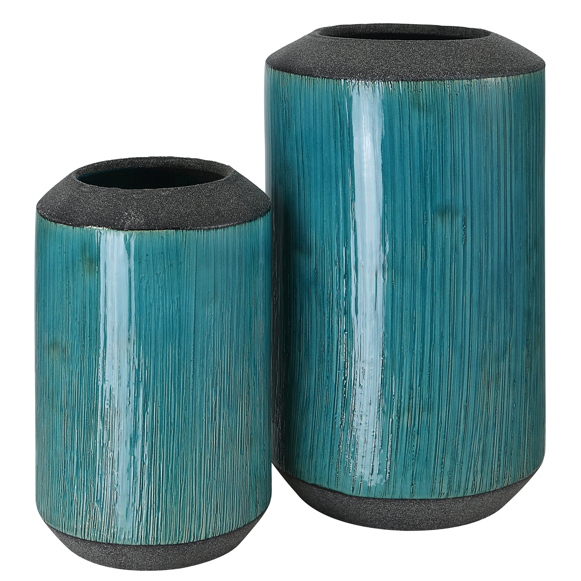 Uttermost Maui Aqua Blue Vases, Set Of 2 | Vases | Modishstore - 2