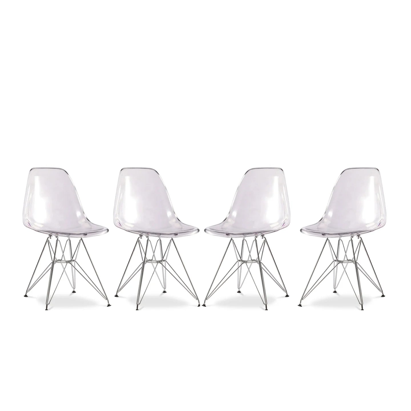 Tower Dining Chair, Clear By World Modern Design | Dining Chairs | Modishstore - 5