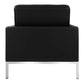Rolina Armchair, Black Leather By World Modern Design | Armchairs | Modishstore - 3