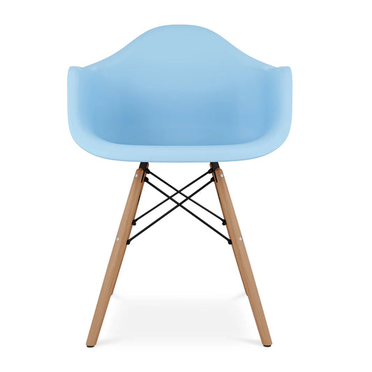 Pyramid Armchair, Blue By World Modern Design | Dining Chairs | Modishstore