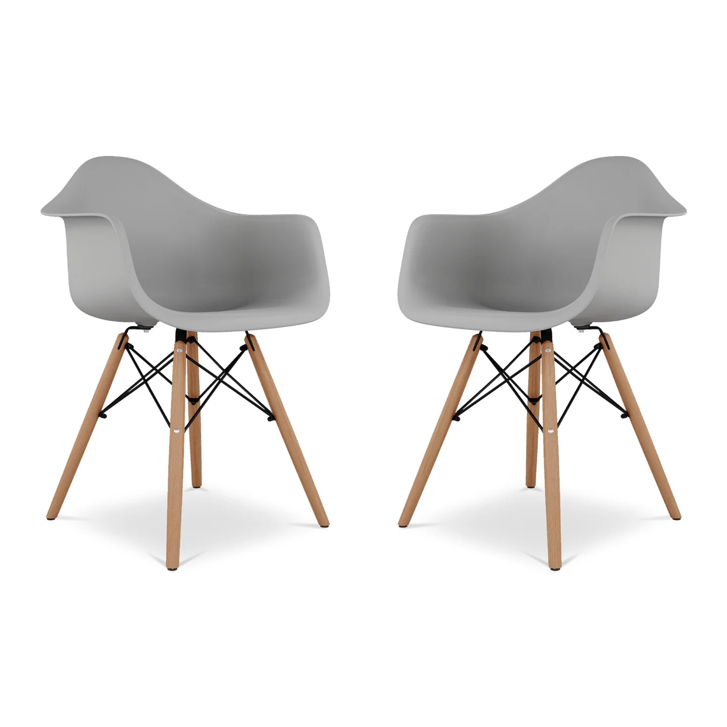 Pyramid Armchair, Gray By World Modern Design | Dining Chairs | Modishstore - 6
