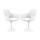 Rose Arm Chair - White By World Modern Design | Dining Chairs | Modishstore - 6