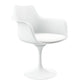 Rose Arm Chair - White By World Modern Design | Dining Chairs | Modishstore - 2