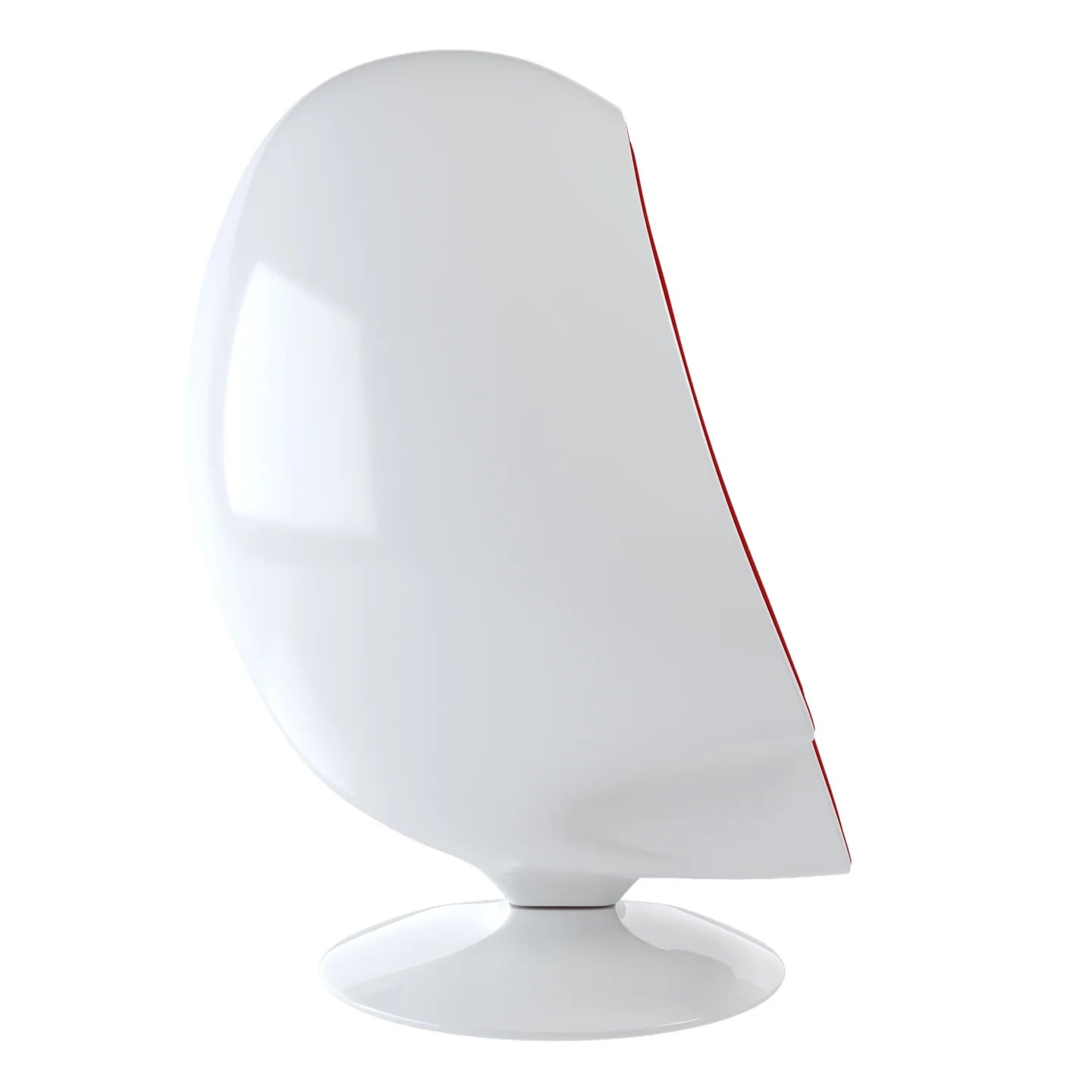 Alpha Egg Chair & Ottoman, Red By World Modern Design | Lounge Chairs | Modishstore - 5