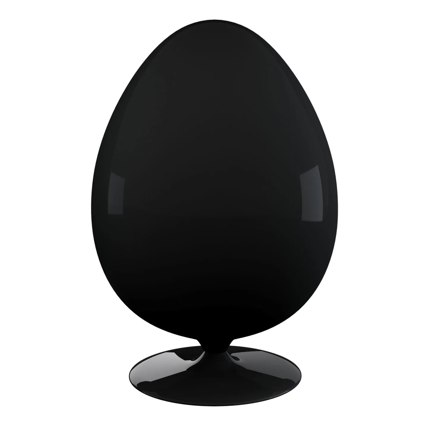 Easter Egg Chair, Black & Black By World Modern Design | Lounge Chairs | Modishstore - 2