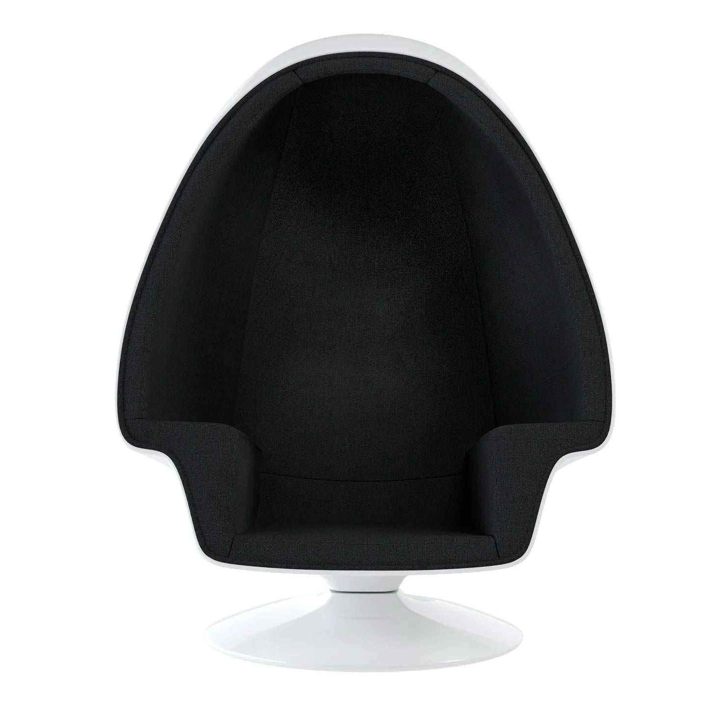 Alpha Egg Chair & Ottoman, Black By World Modern Design | Lounge Chairs | Modishstore - 5