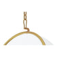 Scoop Hanging Chair - Gold By World Modern Design | Outdoor Porch Swings | Modishstore - 4
