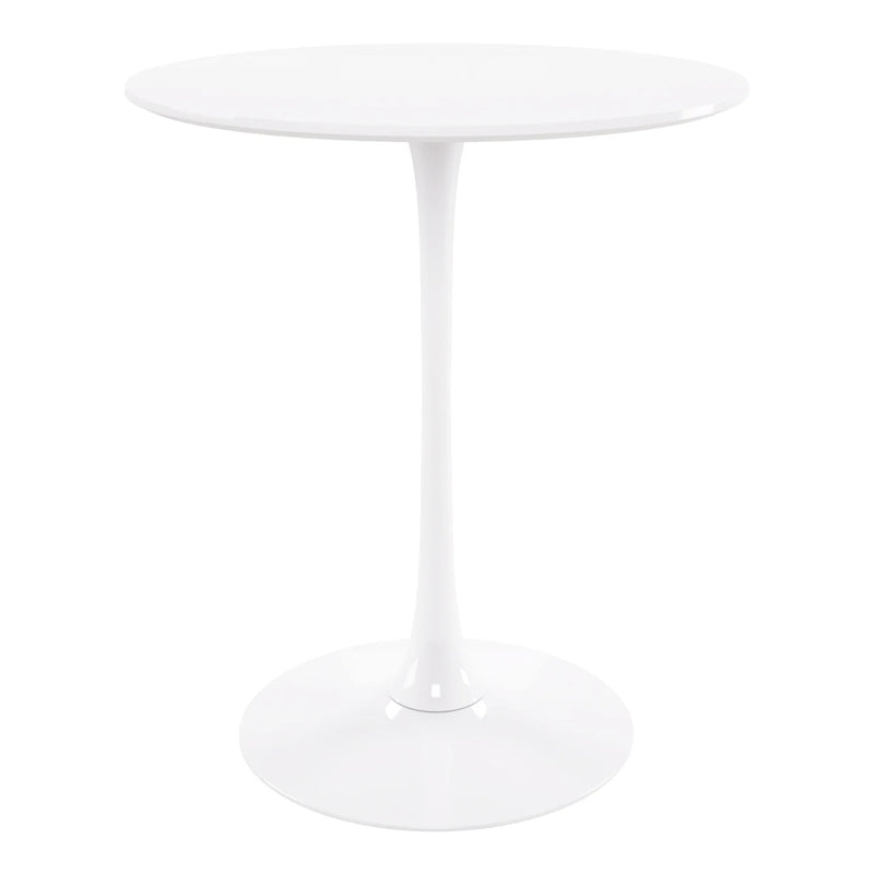 Rose 35.5" Round Wood Top Bar Table By World Modern Design | Bar Tables | Modishstore