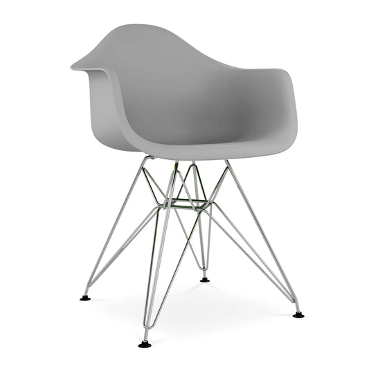 Tower Armchair, Gray By World Modern Design | Dining Chairs | Modishstore