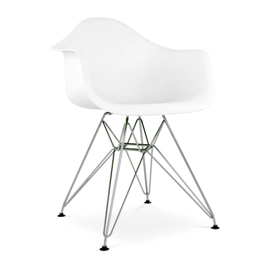 Tower Armchair, White By World Modern Design | Dining Chairs | Modishstore