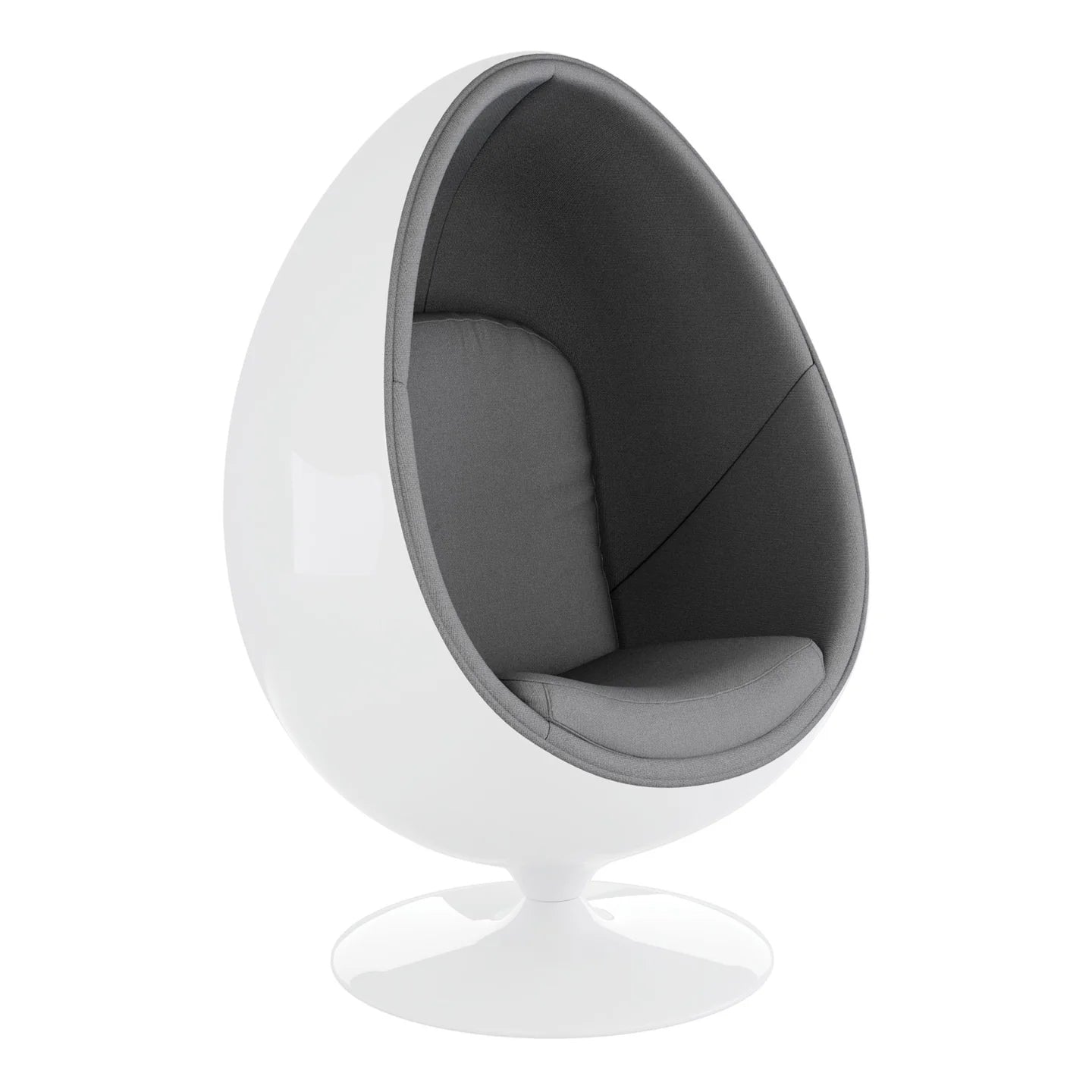 Easter Egg Chair, Gray By World Modern Design | Lounge Chairs | Modishstore - 2