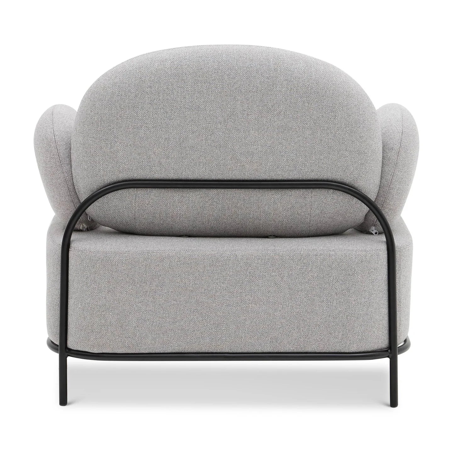 Wing Sofa Chair, Gray By World Modern Design | Lounge Chairs | Modishstore - 5