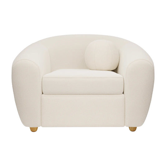 Vista Boucle Chair, White By World Modern Design | Lounge Chairs | Modishstore