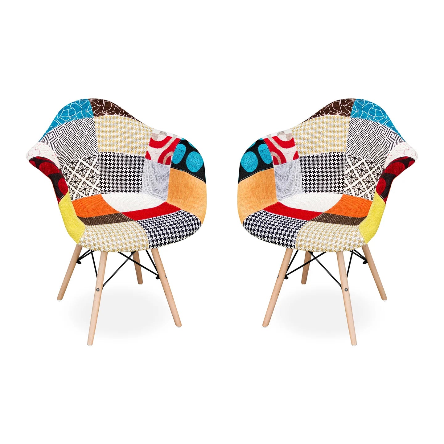 Pyramid Armchair, Multi By World Modern Design | Dining Chairs | Modishstore - 6
