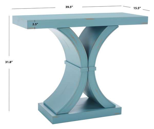 Safavieh Dryden Console - Blue | Console Tables | Modishstore - 4