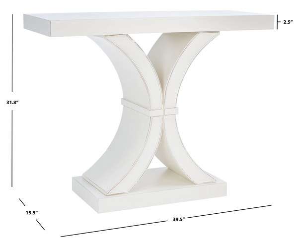 Safavieh Dryden Console - Cream | Console Tables | Modishstore - 4
